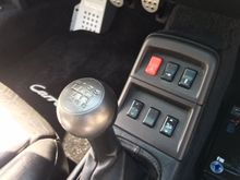 Recovered Center console buttons and shifter