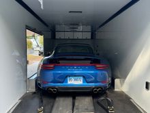Trailered to detailer