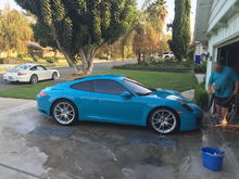 New 991.2 in Miami Blue ... my sisters car