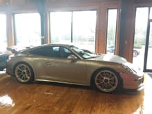 GT Silver GT3 with bright silver wheels