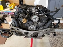 1999 996 3.4 factory re-manufactured engine. Just removed the exhaust system.