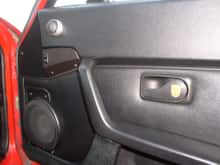 Rare interior door handles with Porsche crest emblems.