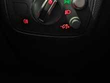Lights and heads up display adjustment