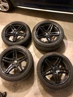 Wheels and Tires/Axles - Braelin 19" & Continental ContiWinterContact TS830 off 991.2 911 C4 incl. tpms - Used - 2012 to 2019 Porsche 911 - Whitby, ON L1P1W1, Canada