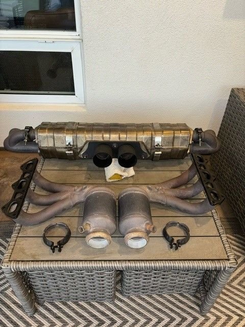 Engine - Exhaust - 997 gt3 exhaust set up: oem headers, bypass pipes, oem center, sharkwerks tips - Used - Gilbert, AZ 85234, United States