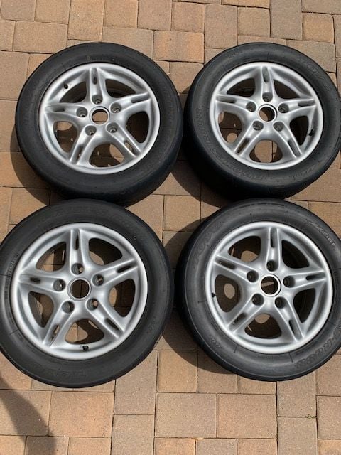 Wheels and Tires/Axles - 16" Boxster wheels with Toyo R888 - autocross special!  $400 - Used - 1997 to 2004 Porsche Boxster - Tarzana, CA 91356, United States