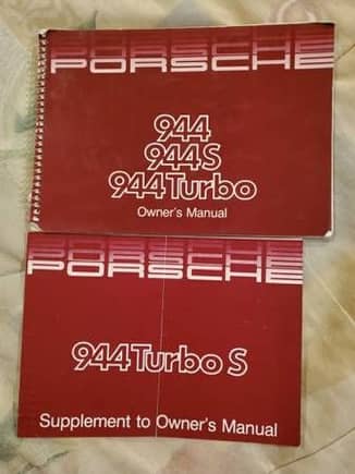 944 Turbo S supplement manual
