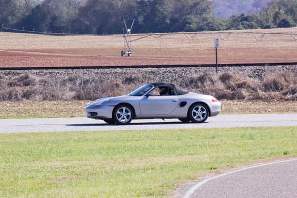 Boxster on track