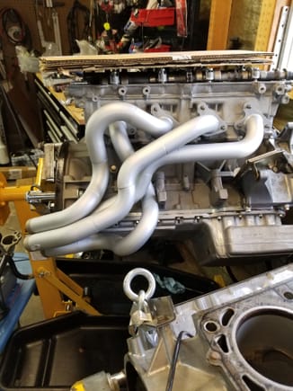 Test fitting GB headers to my stroker