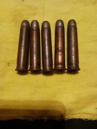 Original copper cased 45-70 rounds