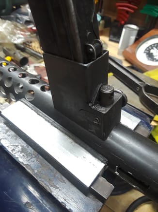 Fitting the magwell and ejector.....