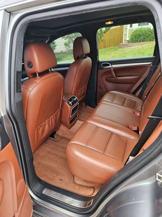 rear seats are in excellent shape!