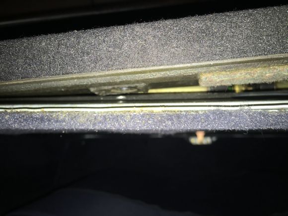 One side missing rivet or clip