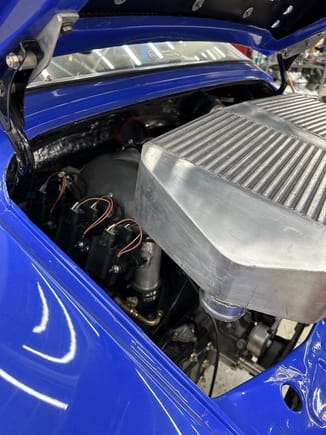 Custom I/C will allow access to everything and all designed for easy engine removal. The I/C will actually keep the intakes from blowing apart under full boost. 