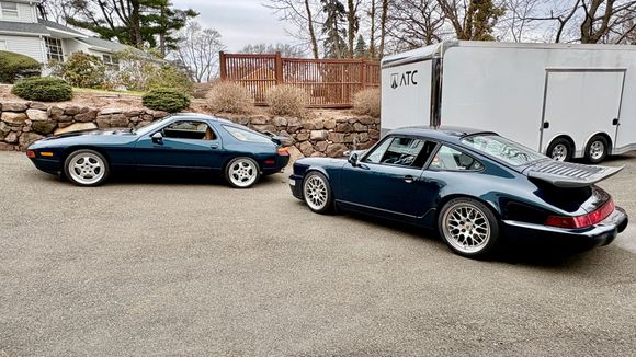 Pulled 5 cars out of storage yesterday but the roads are still a mess and the temps too cold. Just realized it is time for new rubber on the C2. Thinking of using some old RE71RS's from the Sbox track car.  My Amazon Collection. 😁