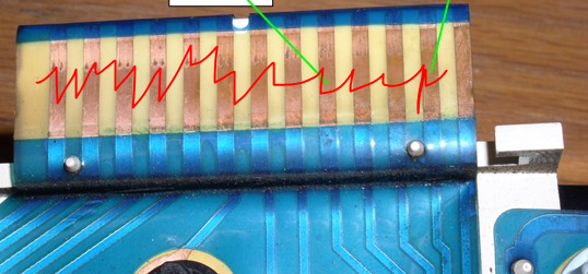 This is an example of a tab(red lines) that exists on another instrument cluster