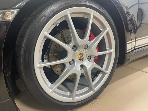 Spyder Lightweight Wheels, Lightest Wheels Available from Porsche at the time.