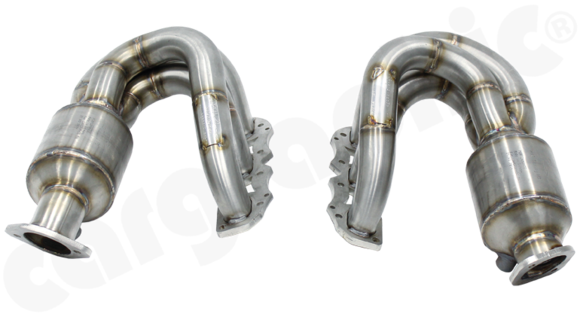 981 GT4 Stainless Steel Longtube "Sport" Manifolds (includes 200 cell catalytics)