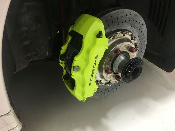 New 918 calipers in all fours.