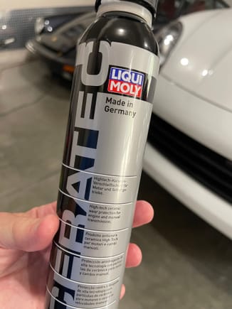 I've had good success with Liqui Moly MOS2 in my air cooled 911. Ceratec thus far seems to be a worthwhile additive for the Cayenne. 