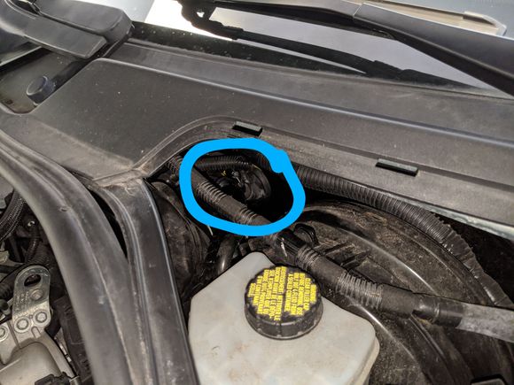 found from another member on here posted these pictures for where I can access through driver side firewall for the boost reference line to the interior gage/controller