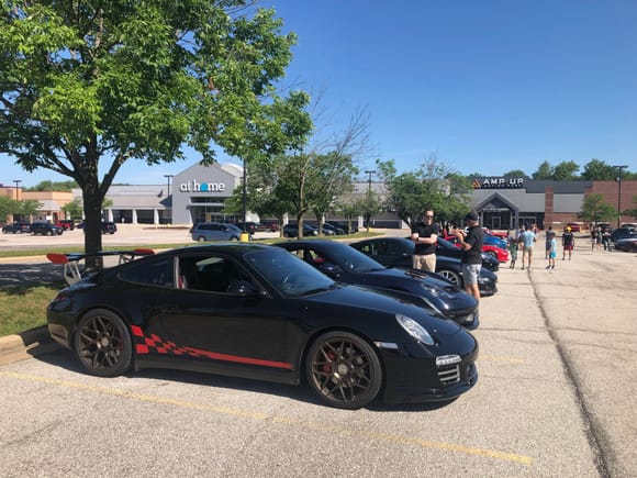 My car at a local cars & coffee event