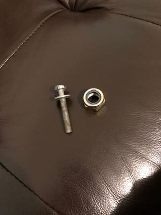 m6 bolt and 17mm nut