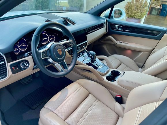 2019 Cayenne. 43k miles. Mojave Beige / Black interior. 