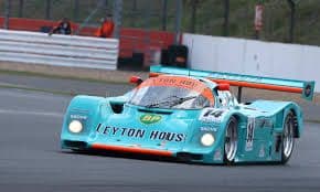 The Leyton House livery is quite unique with eye popping colors.