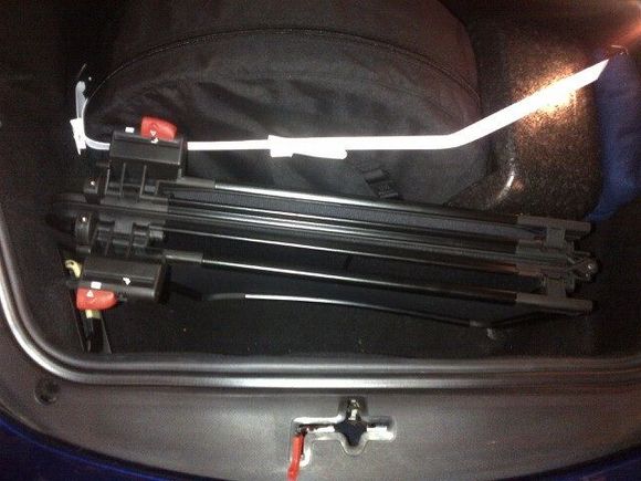 image spare tire kit installed