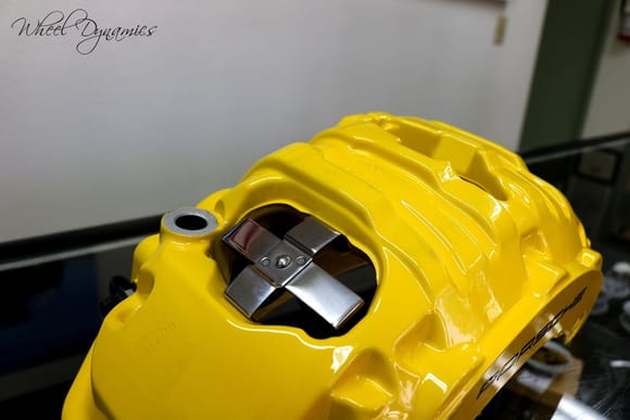 Porsche Panamera Speed Yellow Caliper