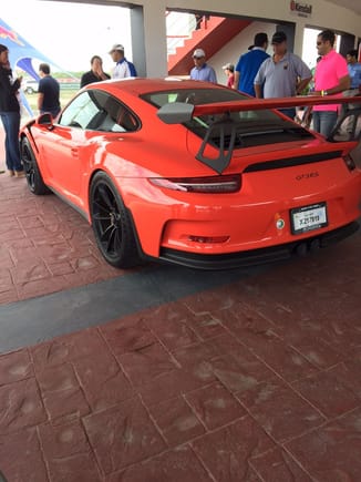 Most ogled car in the paddock: New  GT3 RS
