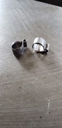 OEM exhaust valve clamps