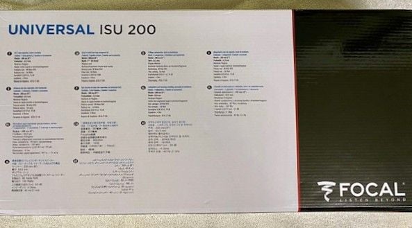 Audio Video/Electronics - Focal ISU 200 new in box - New - 1990 to 2021 Porsche All Models - 2005 to 2012 Porsche 911 - 2005 to 2012 Porsche Boxster - 2005 to 2012 Porsche Cayman - Rocklin, CA 95765, United States