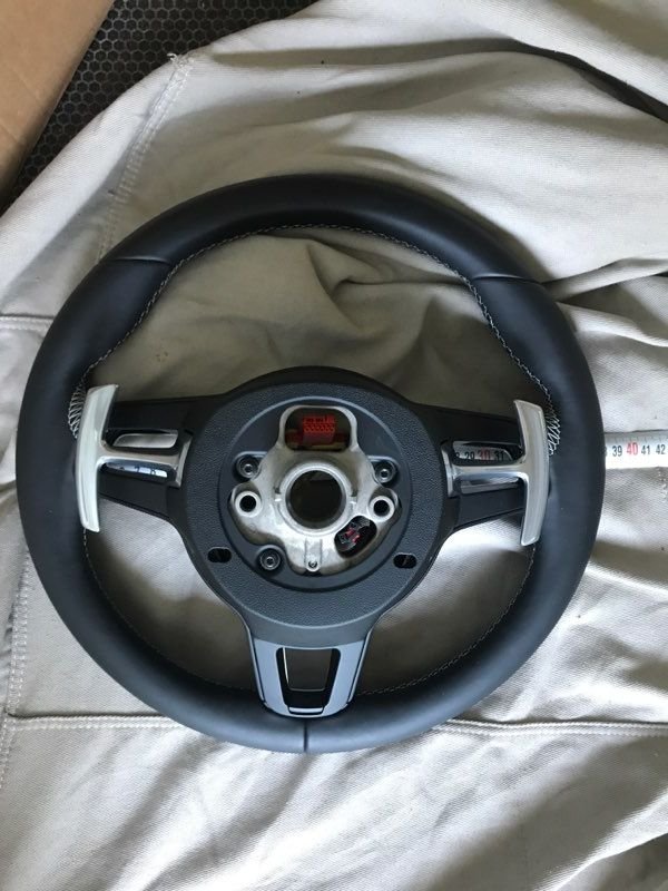 Interior/Upholstery - 991.2 steering wheel; 991 stiched interior GT silver/50th pieces - Used - 2013 to 2019 Porsche 911 - Jacksonville, FL 32223, United States