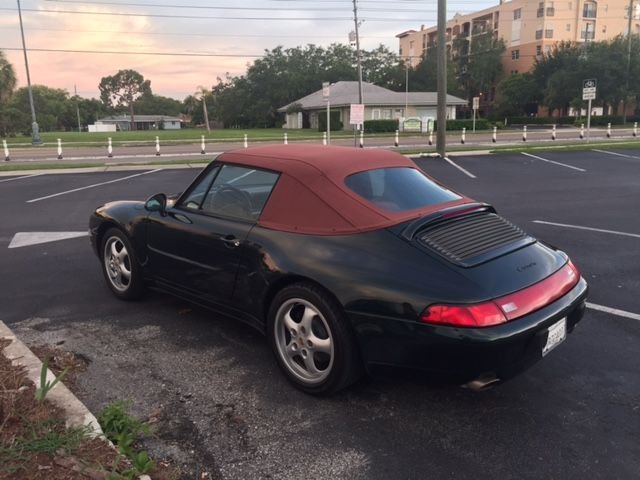 1997 Porsche 911 - Gorgeous 1997 Forest Green Cab 993 - Used - VIN WP0CA2998VS34129 - 55,804 Miles - 6 cyl - 2WD - Manual - Convertible - Palm Harbor, FL 34683, United States