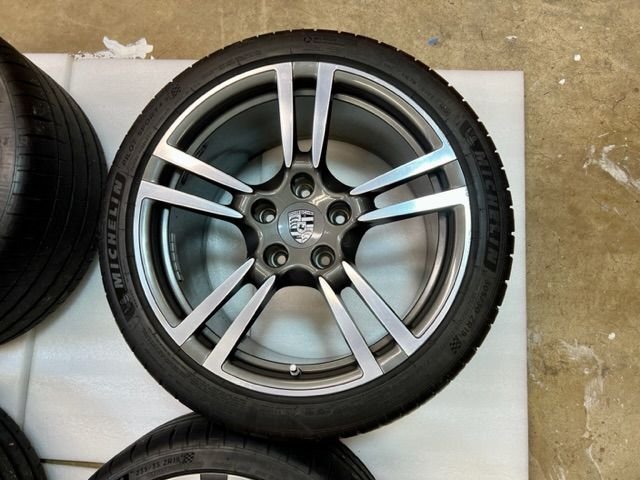 Wheels and Tires/Axles - Rare Porsche OEM 997 Turbo II wheels, Center caps, Michelin PS4S tires & TPMS - Used - 1999 to 2023 Porsche 911 - Arlington, VA 22207, United States