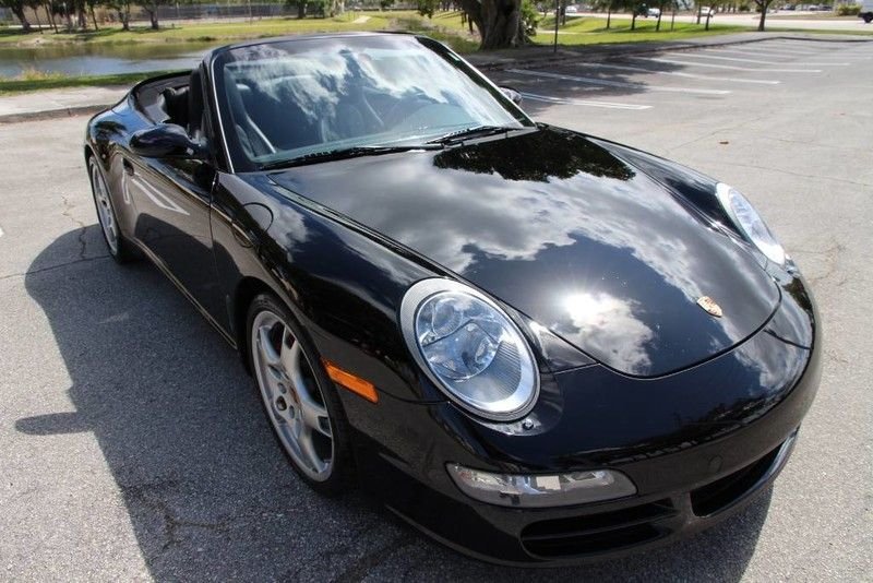 2007 Porsche 911 - 2007 Carrera S Cabriolet - Used - VIN WP0CB29967S777205 - 58,750 Miles - 6 cyl - 2WD - Manual - Convertible - Black - West Palm Beach, FL 33411, United States