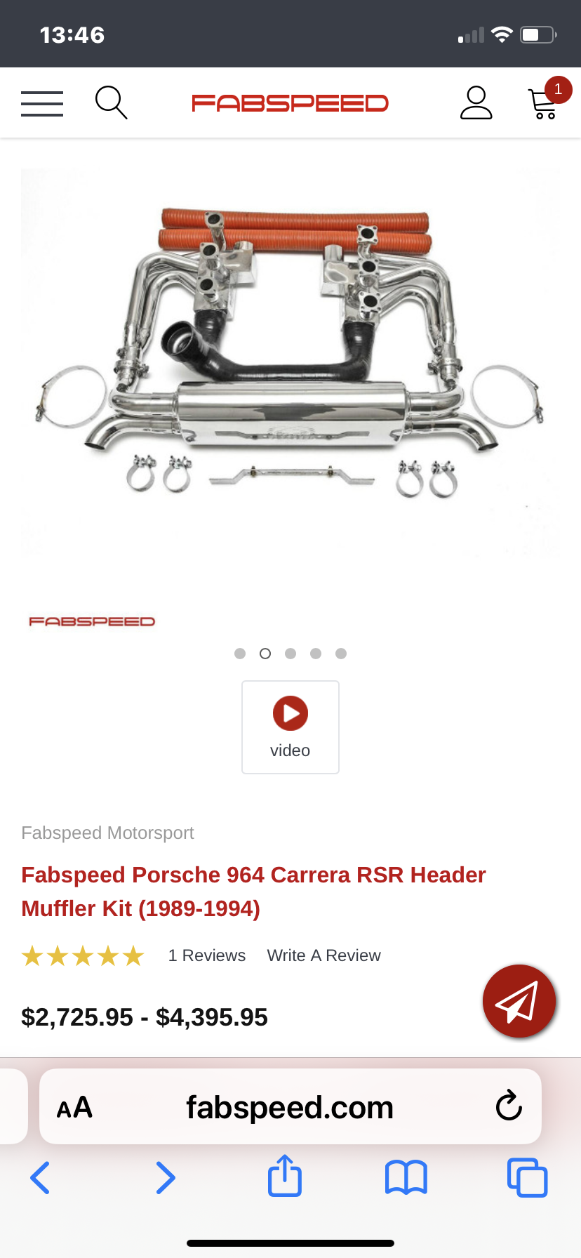 Engine - Exhaust - 964 Headers and Full Exhaust Fabspeed - Used - 1990 to 1994 Porsche 911 - Tampa, FL 33629, United States