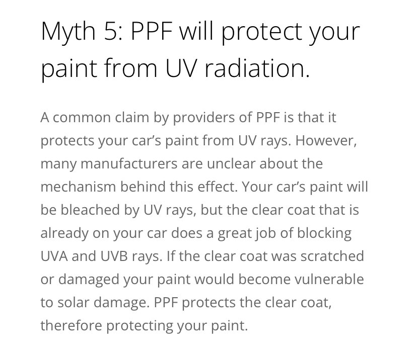 Busted: 6 PPF Myths