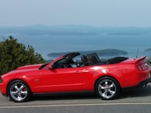 My mustang GT 2011 Red Race