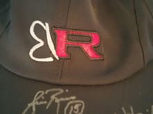 My free Ringbrothers Autographed Hat after they installed the exhaust - the Hat is actually black so it matches the ragtop. A couple of cool guys!