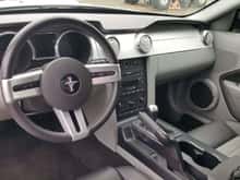 About the only thing I spotted wrong with this interior was the Horn Logo is faded and peeling, and the coating on the Stereo is peeling on one button.  Otherwise it looks close to new given its 12 years of age.  