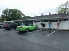 Polka Dot restaurant in Wilmington IL. A Rte 66 must for chili fries.