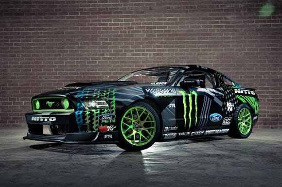 Images of Vaughn Gittin Jr Mustang Drift Car Take 2 Restored/Resubmitted By m05fastbackGT