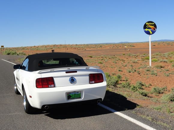 2007 GT/CS at Meteor Crater outside Winslow AZ