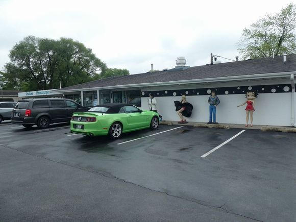 Polka Dot restaurant in Wilmington IL. A Rte 66 must for chili fries.