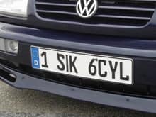 Custom European License Plates
