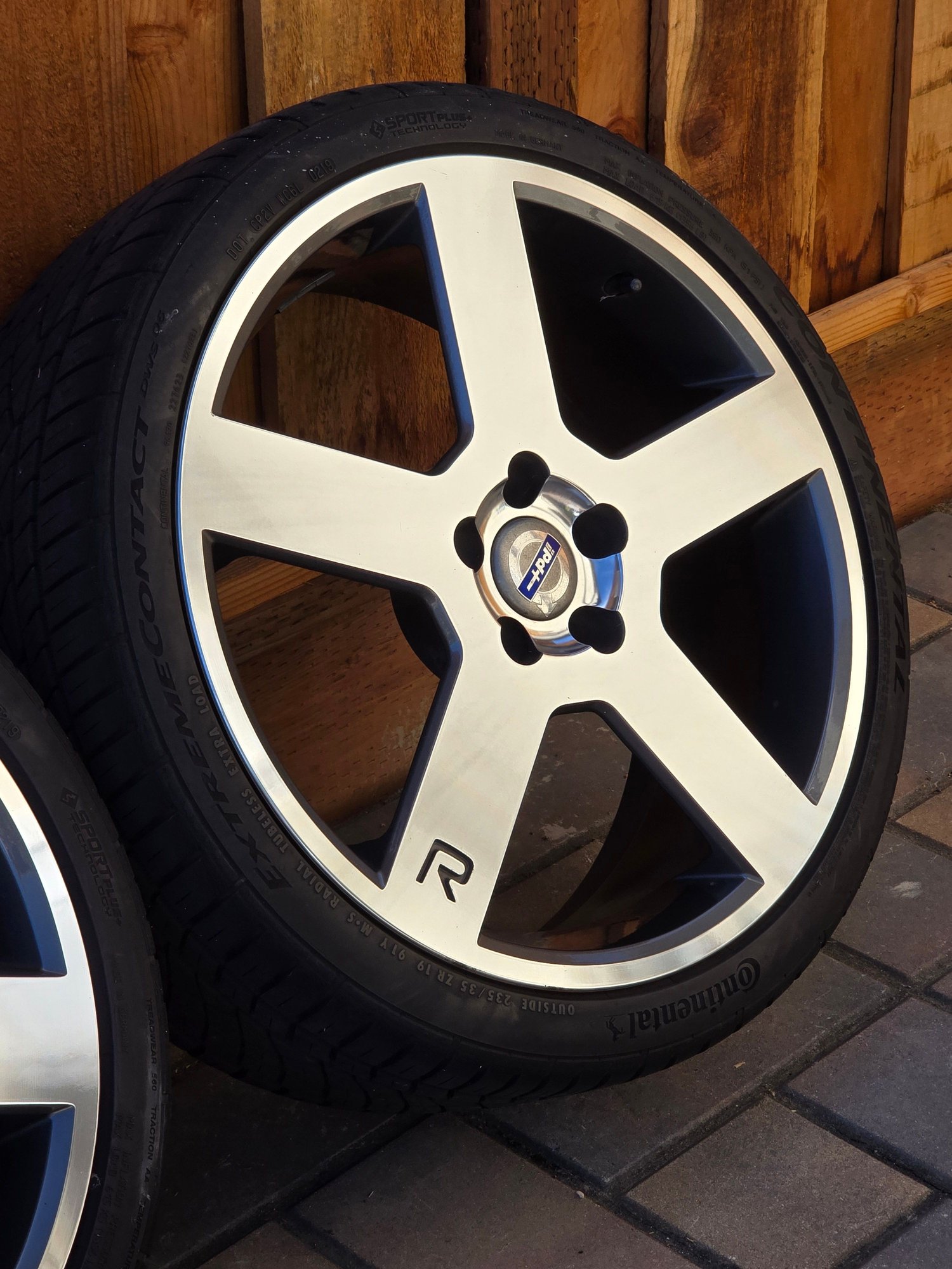 Wheels and Tires/Axles - Set of 4 PEGASUS 19” X 8”, machined face (shiny) & tires, by IPDUSA - Used - 1994 to 2016 Volvo All Models - Fremont, CA 94536, United States