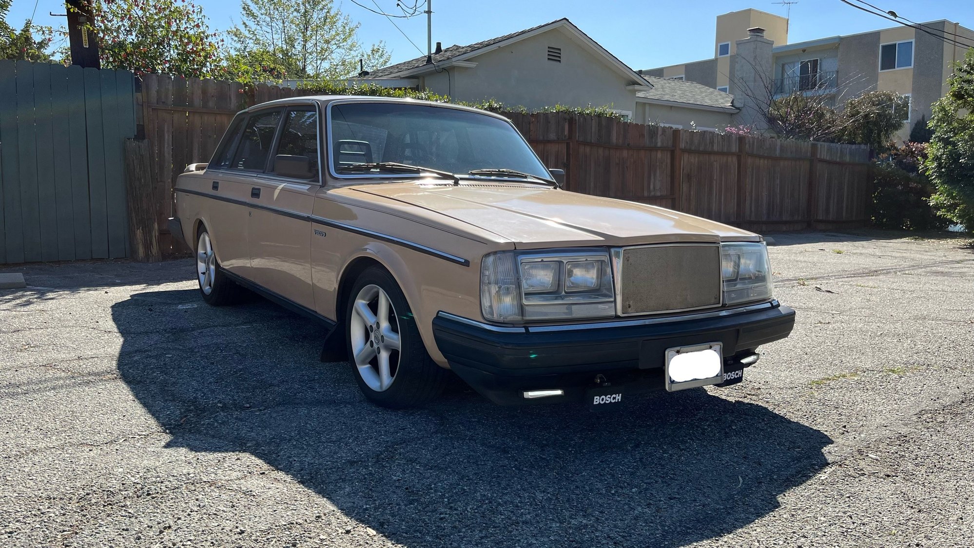 1985 Volvo 244 - Clean Lowered '85 240 DL - Used - VIN 12345678910111213 - 201,000 Miles - 2WD - Automatic - Sedan - Beige - Long Beach, CA 90807, United States